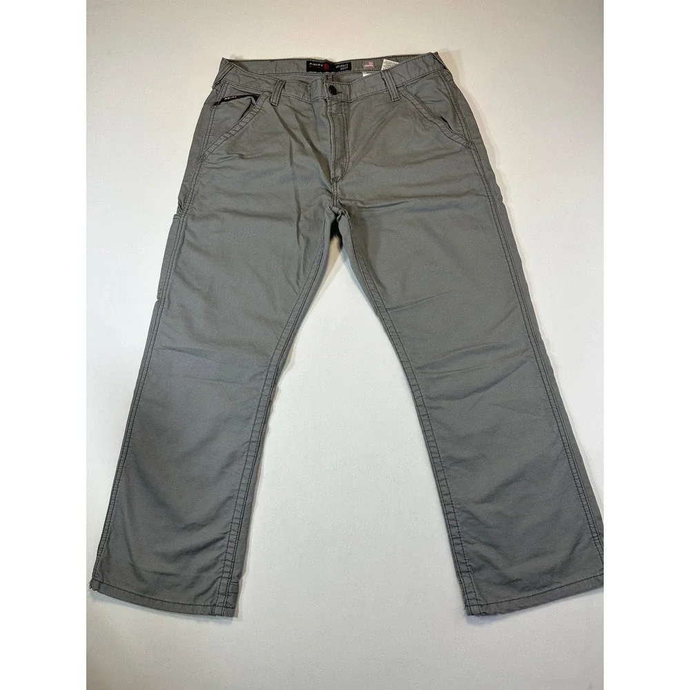 NEW ARIAT WORK FR M4 Workhorse Flame Resistant Pants Gray 40x29 Relaxed fit